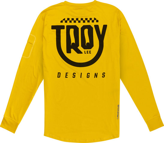 Troy Lee Designs Ruckus L/S Ride Tee Shirt - eyez safron/M