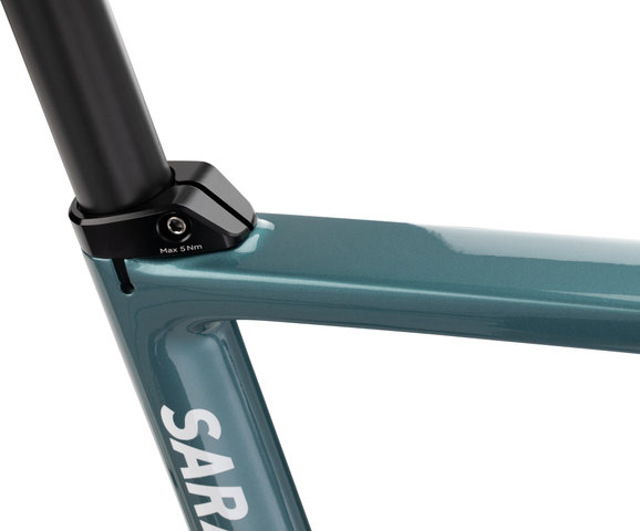 Factor SARANA Cyan Blue T47a Shimano Gravel Carbon 28" Rahmenkit - cyan blue | 28" | L | 51 mm