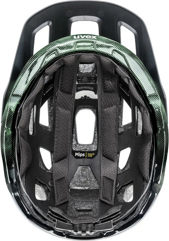 uvex casque react MIPS - moss green-black mat | 56 - 59 cm
