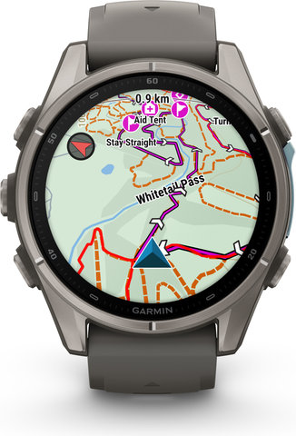 Garmin fēnix 9 AMOLED Sapphire DLC Titanium 43 mm Multisport Smartwatch - 