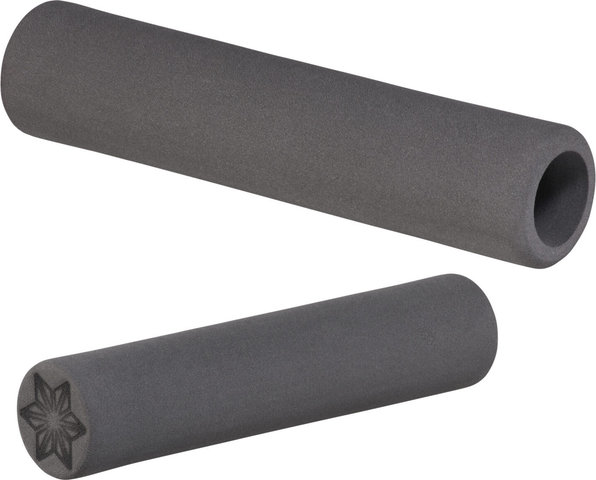 Supacaz Supalite Grip Handlebar Grips - gun metal/130 mm