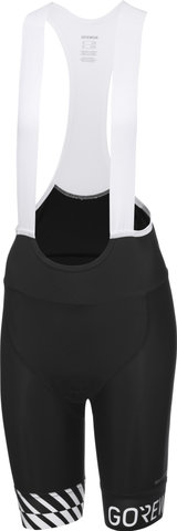 GORE Wear Swiftride Optical Bib Shorts Pantalones cortos con tirantes para mujer - black/S