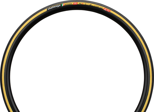 Challenge Strada Pro Handmade TLR 28" Faltreifen - schwarz-braun/28 "/25 mm/25-622