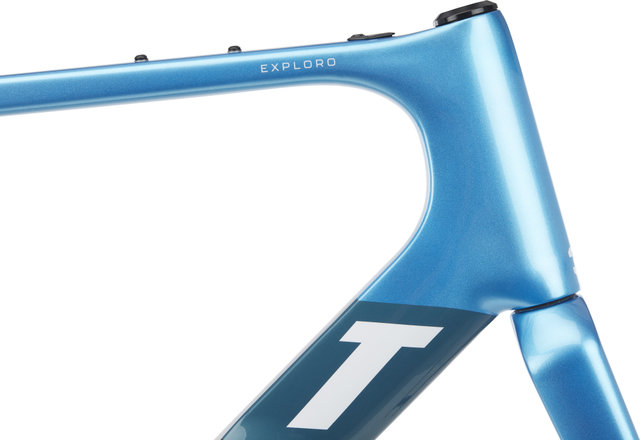 3T Kit de Cadre en Carbone Exploro RaceMax - blue-brown/L