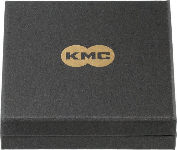 KMC DLC11 Kette 11-fach - black-celeste/116