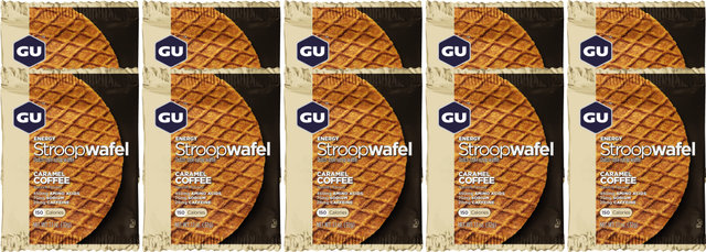 GU Energy Labs Gaufrettes énergétiques - 10 pièces - caramel coffee