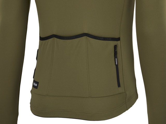 GripGrab EXPLR Merinotech Thermal Long Sleeve Jersey - olive green/M