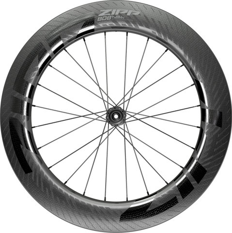 Zipp 808 NSW Carbon Tubeless Disc Center Lock Laufradsatz - matte black gloss black | 142 mm | 100 mm | 28" | SRAM XDR | 100 mm | SRAM XDR | 100 mm | 142 mm
