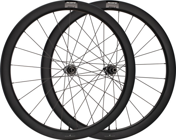 Scope Cycling Juego de ruedas S4 Disc Center-Lock 28'' - black | 142 mm | 100 mm | 28" | SRAM XDR