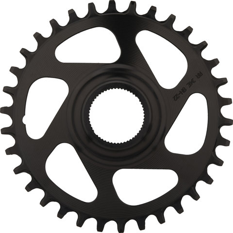 Hope R22 Spiderless Direct Mount E-Bike Kettenblatt für Shimano EP8/E8000 - black/34 Z