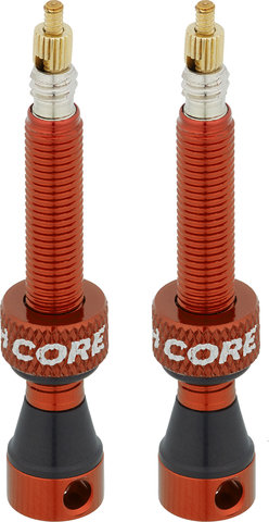 CushCore Tubeless Ventil 44 mm 2er-Set - orange/SV