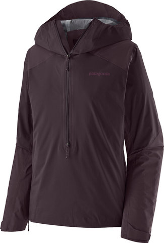 Patagonia Chubasquero para damas Dirt Roamer Storm - obsidian plum/M