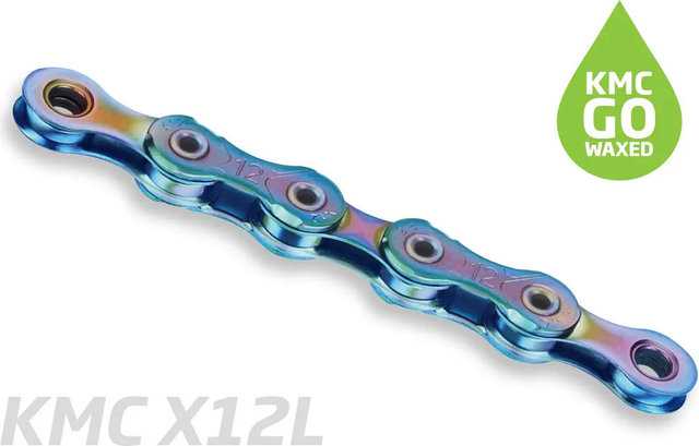 KMC X12L Waxed Kette 12-fach - aurora blue