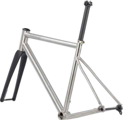 Blackheart Road Ti Rahmenkit - titanium brushed/1 1/8" - 1 1/4" tapered/43 mm/M/28"