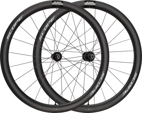 Scope Cycling R4.A Disc Centre-Lock 28'' Wheelset - white | 100 mm | Shimano Road | 28" | 142 mm