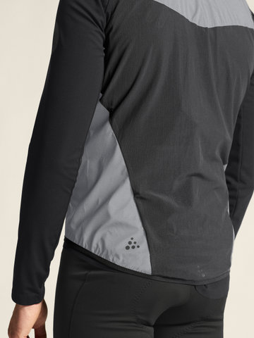 Craft Adv Essence Lumen Wind M Weste - silver reflective-black/M