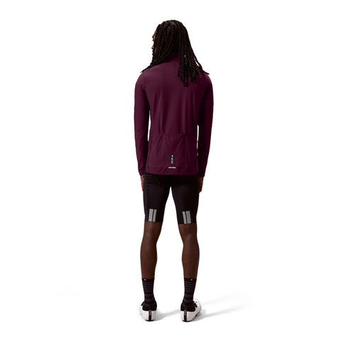 Endura AllTrack Race Roubaix Long Sleeve Jersey Men - black cherry | L