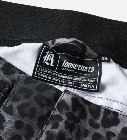 Loose Riders C/S Evo ll Damen Hose - black leopard | XS