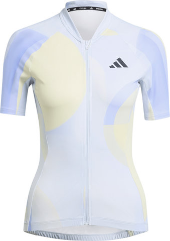 adidas Cycling Essentials 3-Stripes Light In Motion S/S Women's Shirt - halo blue | XL