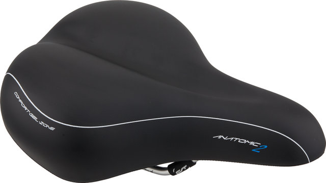 CONTEC Anatomic 2 City Herren Sattel - schwarz