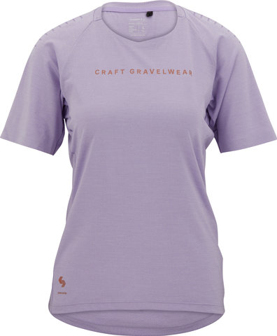 Craft Adv Gravel S/S Tee Damen Jersey - lavender-melange/S