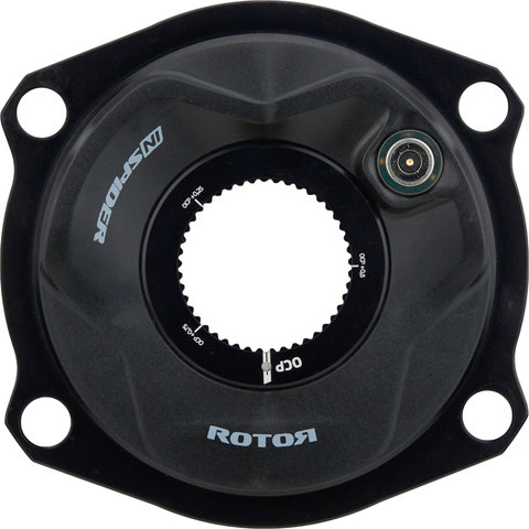 Rotor Manivelle de capteur de puissance INspider ALDHU Carbone Oval Q-Rings - noir/170,0 mm