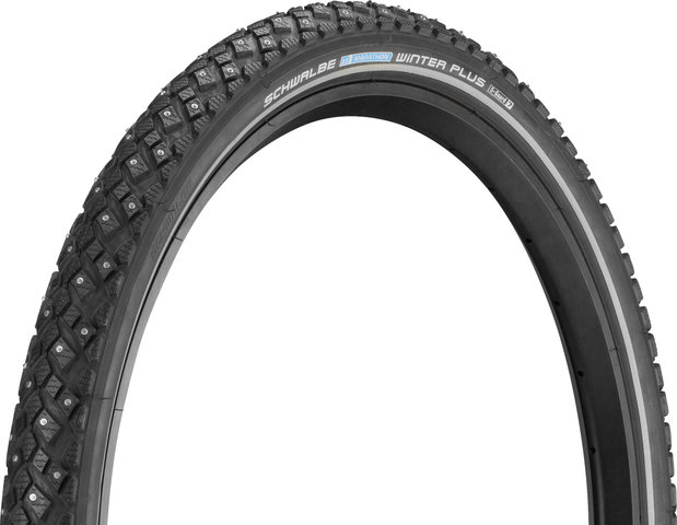 Schwalbe Cubierta de alambre con spikes Marathon Winter Plus 24" en set de 2 - schwarz reflex | 24 | 47 mm | 47-507 | 1.75 