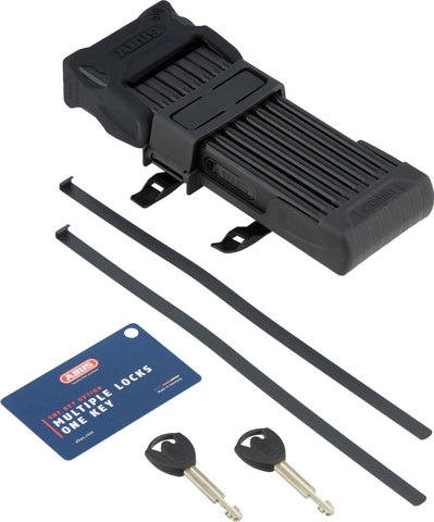 ABUS Candado plegable Bordo Big 6000K con soporte SH - black/120 