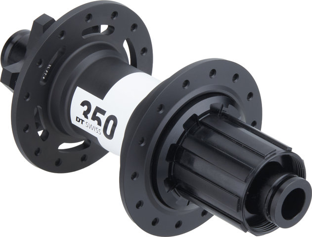 DT Swiss 350 MTB DB DEG 72 6-Loch HR-Nabe - schwarz/28/Shimano MTB/12 mm Steckachse