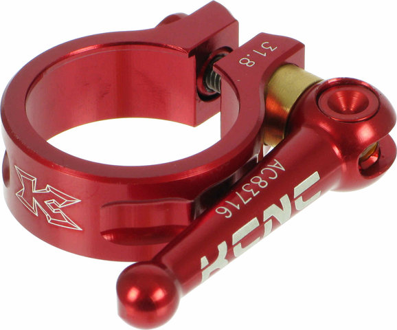KCNC MTB QR SC10 Seatpost Clamp with Quick Release - red/31.8 mm