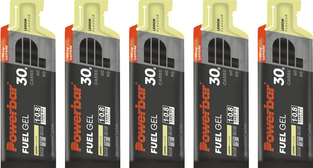 Powerbar Fuel Gel 30 - 5 Pack - lemon-caffeine/250 ml