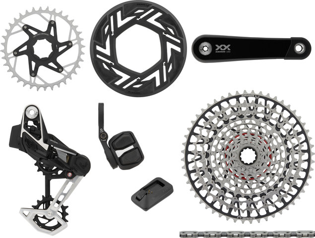 SRAM Groupe XX Eagle Transmission AXS 1x12-fach E-MTB pour Brose - black/SRAM XD/10-52/SRAM XD/165,0 mm/aucun/sans
