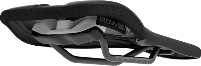 SQlab Sillín de grava 614 ERGOWAVE® active 2.1 - black | 120 mm | 275 mm