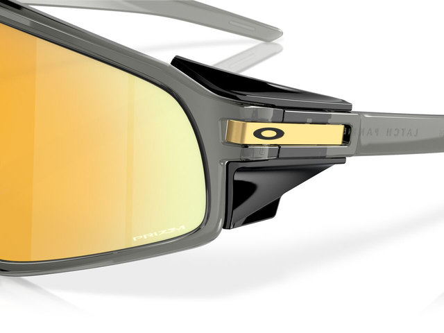 Oakley Latch Panel Sportbrille - grey smoke/prizm 24k