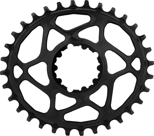 absoluteBLACK Plateau Ovale Boost pour SRAM DM / Shimano HG+ 12vit 3 mm Offset - black/32 