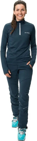 VAUDE Womens Livigno Halfzip II Fleecepullover - dark sea uni/34