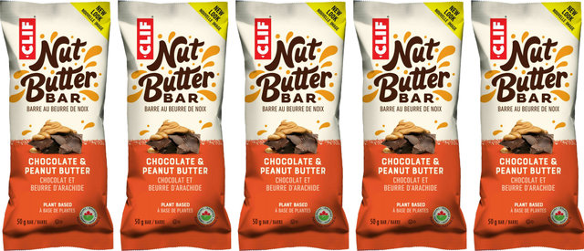 CLIF Bar Barrita Nut Butter Bar - 5 unidades - chocolate & peanut butter