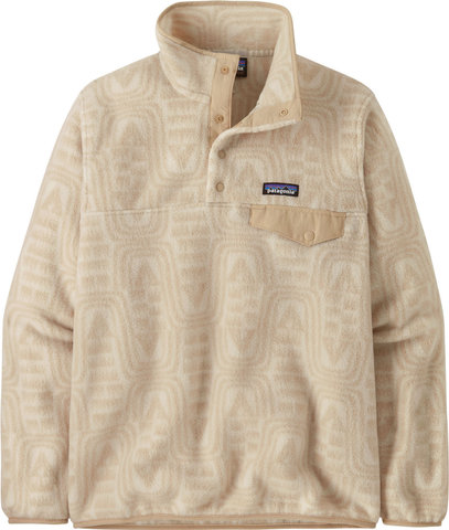 Patagonia Suéter Lightweight Synchilla Snap-T Fleece para Mujer - flow-dyno white/M