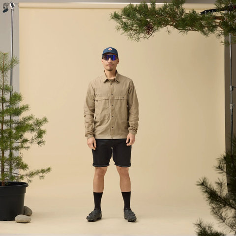 Fjällräven Chaqueta Cortaviento Hoja Rider - fossil | L