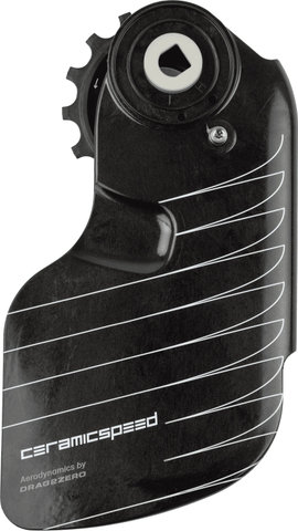 CeramicSpeed OSPW Aero ALPHA for SRAM RedD1/E1+ForceD1 v2 Rear Derailleur Cage - black | 14 teeth (guide pulley), 20 teeth (tension pulley)