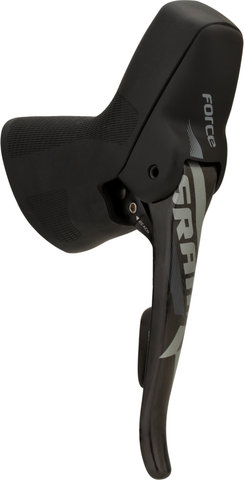 SRAM Force 1 HRD FM Scheibenbremse mit Dropper Actuator - black-grey/Vorderrad/links (seitenspezifisch)