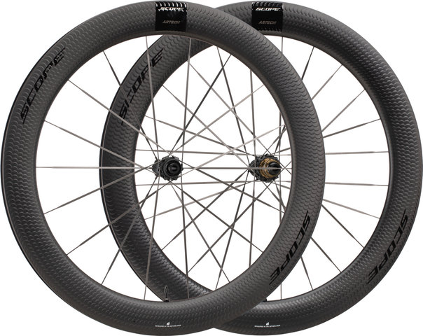 Scope Cycling Artech 6 Disc Centre-Lock 28'' Wheelset - black | 142 mm | 100 mm | 28" | SRAM XDR