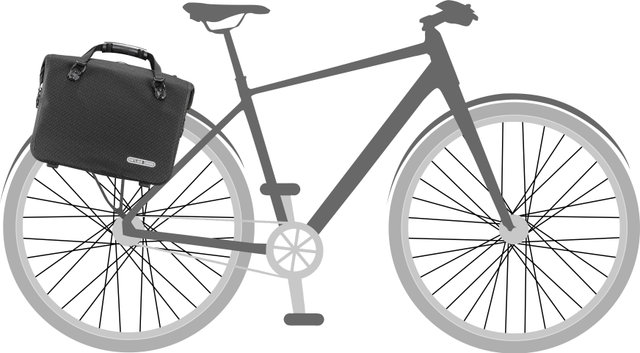 ORTLIEB Office-Bag QL3.1 High-Vis Aktentasche - black reflective/21 l