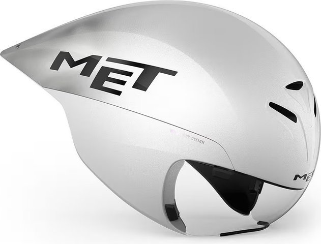 MET Casco Drone Wide Body II - white metallic glossy/54 - 58 cm