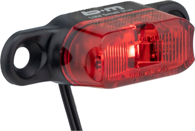 busch+müller Toplight Line Small LED Rear Light - StVZO Approved - black-red
