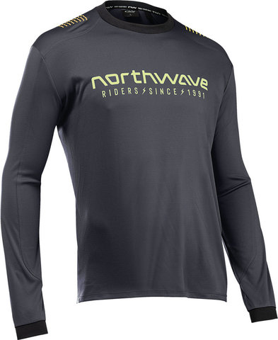 Northwave Sharp L/S Jersey - black-cool matcha/M
