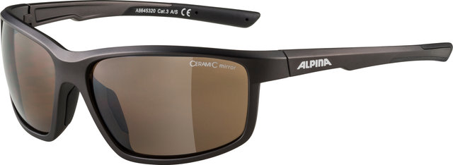 Alpina Defey Sportbrille - tin black matt | brown