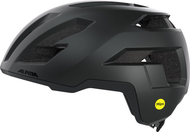 Alpina Taunus Gravel MIPS Helm - black matt | 52 - 56 cm