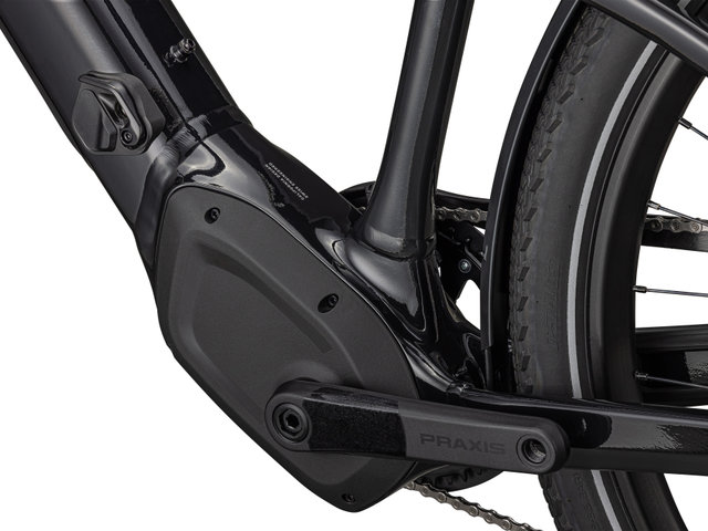 Specialized Turbo Vado 5.0 27,5" E-Trekking-Bike Modell 2025 - gloss castblack-satin silver reflective/44 mm/M/170,0 mm/27,5" (650B)