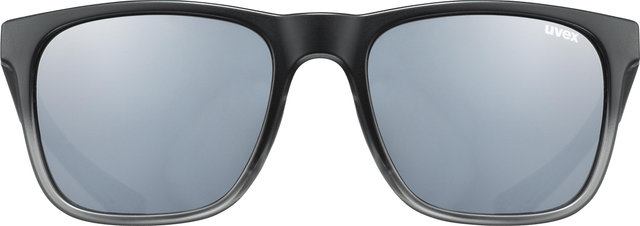 uvex Lunettes de Sport LGL 42 - black-transparent/mirror silver